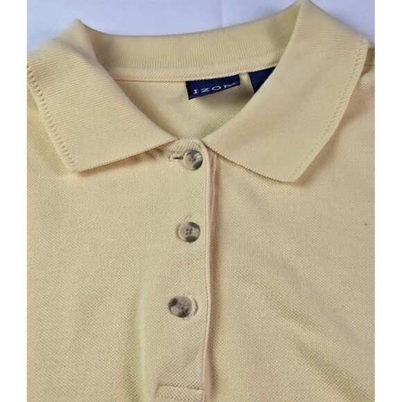 IZOD Men’s Medium Yellow Short Sleeve Shirt - Picture 2 of 7